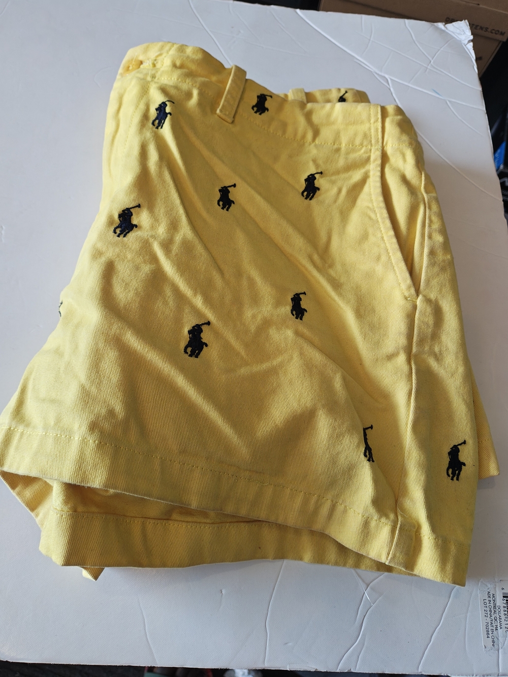 Polo by Ralph Lauren Yellow Embroidered SHORTS 8